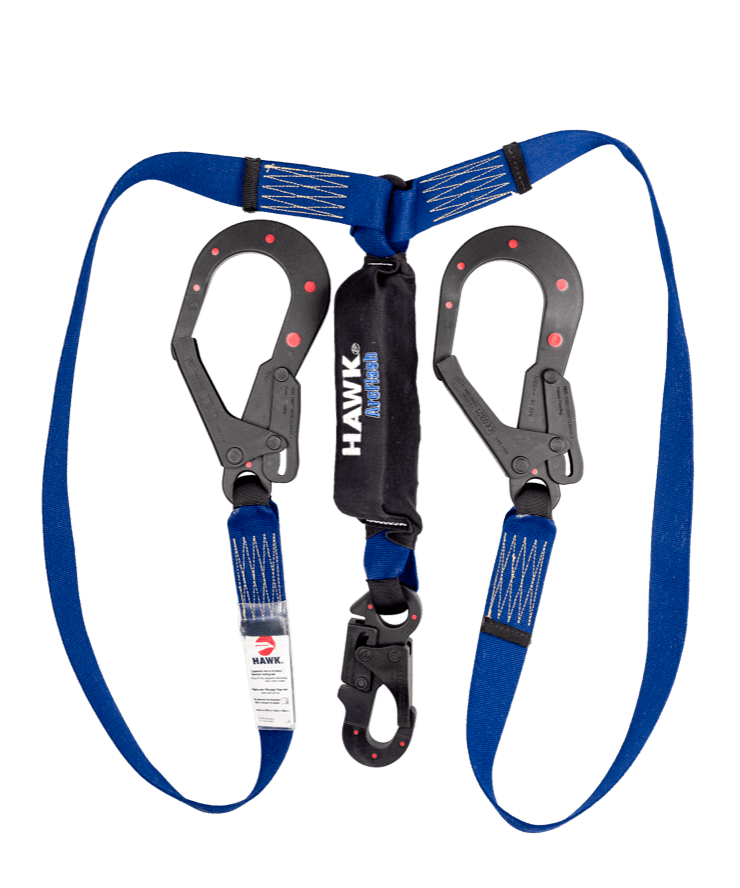 Línea de Vida ALTO Arco Eléctrico 3 Puntas Ganchos Grandes COD. 671AE-1.80