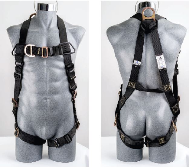 Arnés para Soldador Tipo H con 4 Argollas COD. A2WFP