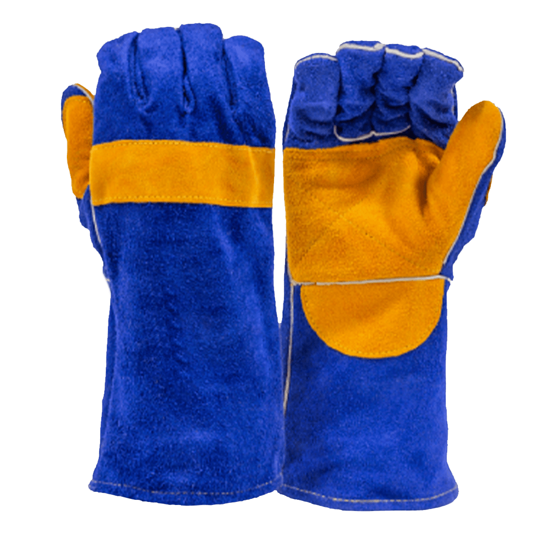 Guante para Soldador Azul con Hilo Kevlar COD. HARDWELD