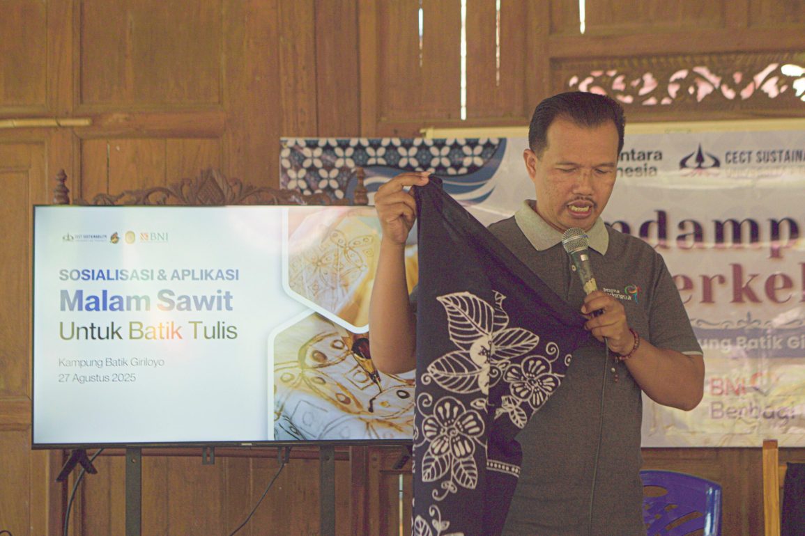 BNI Dorong Batik Berkelanjutan di Giriloyo Lewat Inovasi Malam Sawit Ramah Lingkungan (Sumber: BNI)