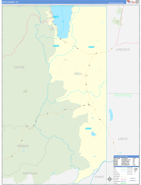 Maps Of Rich County Utah Marketmaps Com Rich Ut 