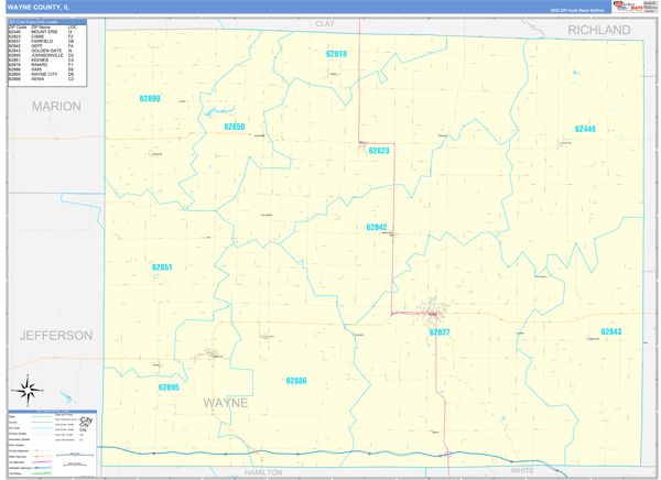 Maps Of Wayne County Illinois Marketmaps Com Wayne Il 