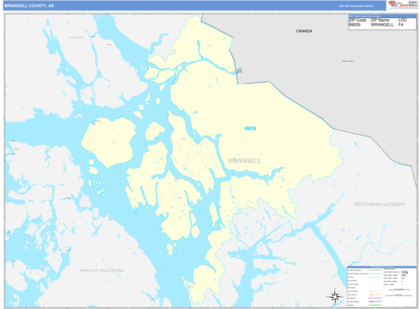 Maps Of Wrangell Borough County Alaska Marketmaps Com Wrangell Ak 