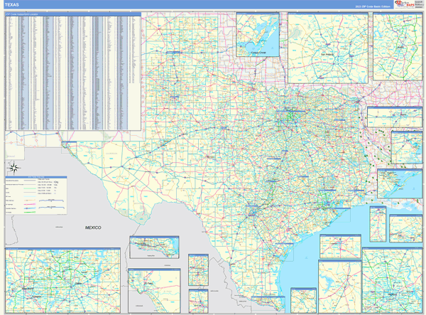 Texas Zip Code Maps Texas ZIP Codes List Map And YZPH Tx 