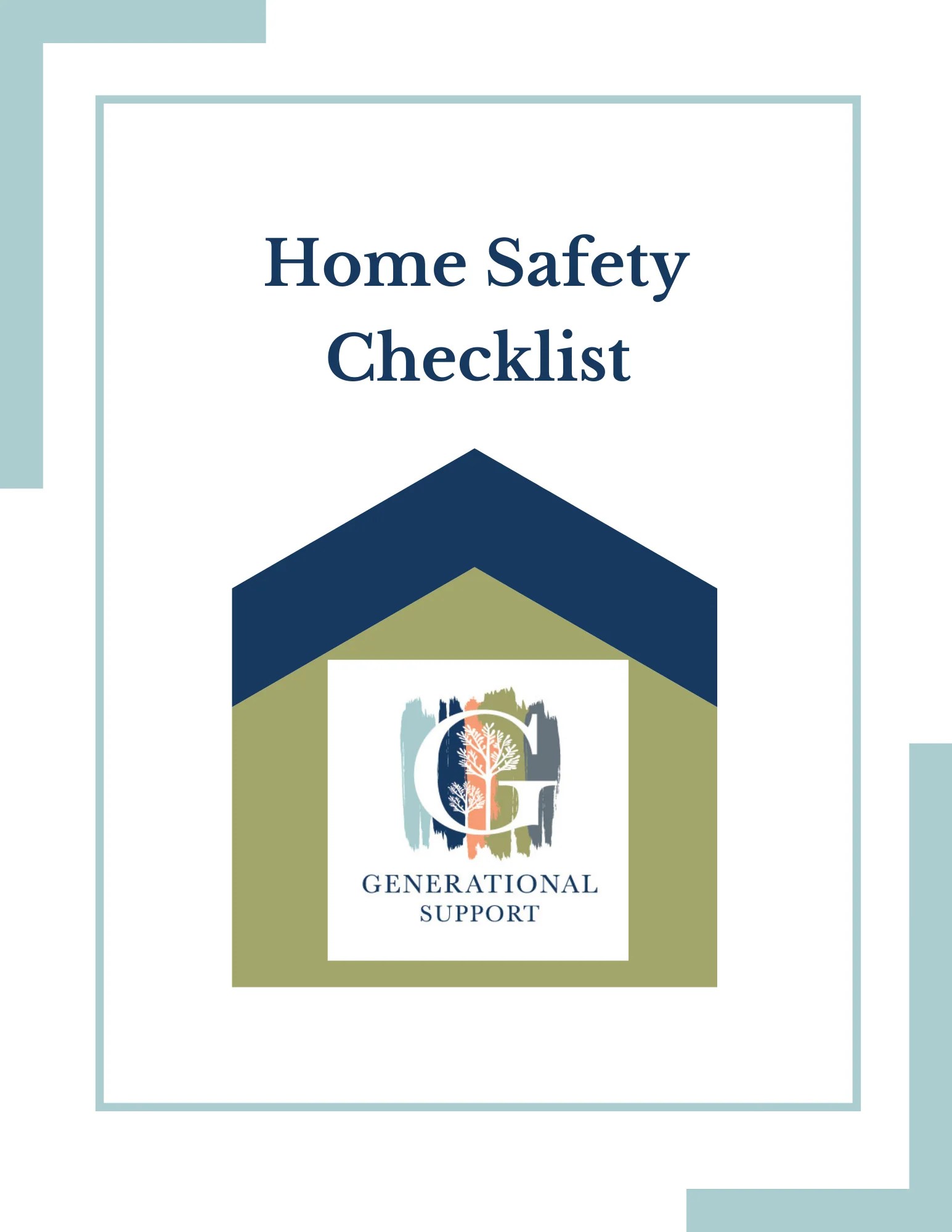 Home Safety Checklist Generational Support