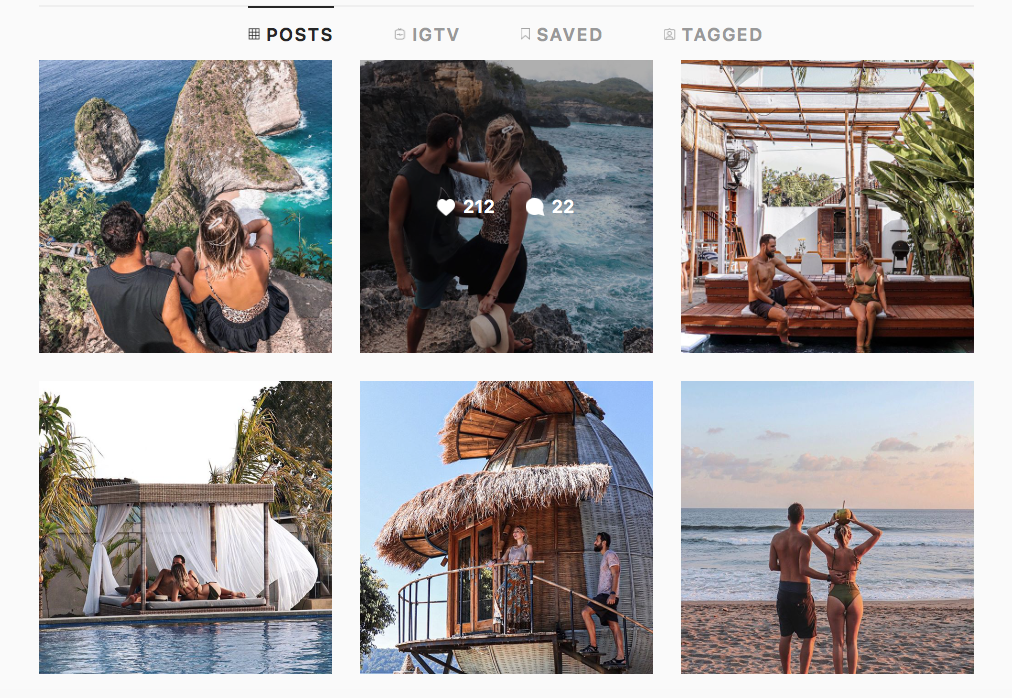 Social Medie travel influencer