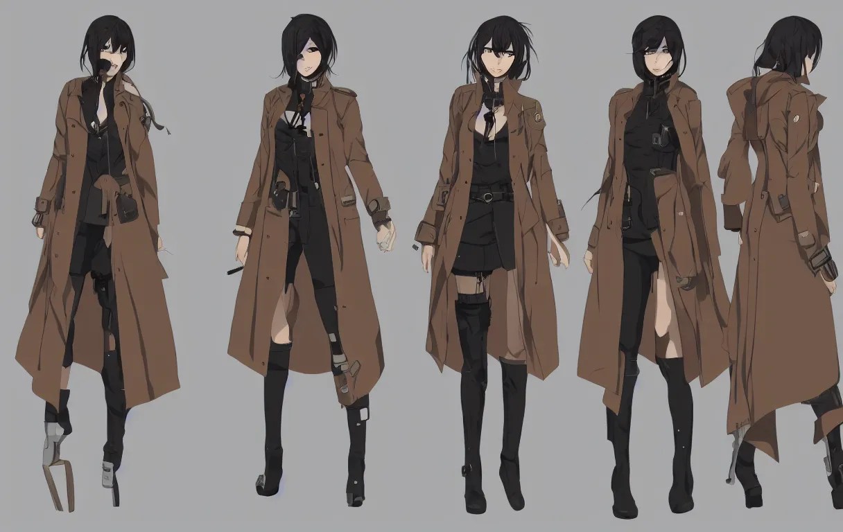 Aggregate 74+ anime characters with trench coats best