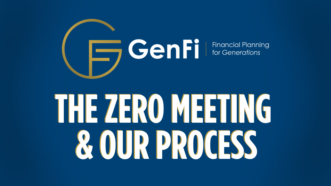 video thumbnail with the GenFi Partners logo that says The Zero Meeting and Our Process