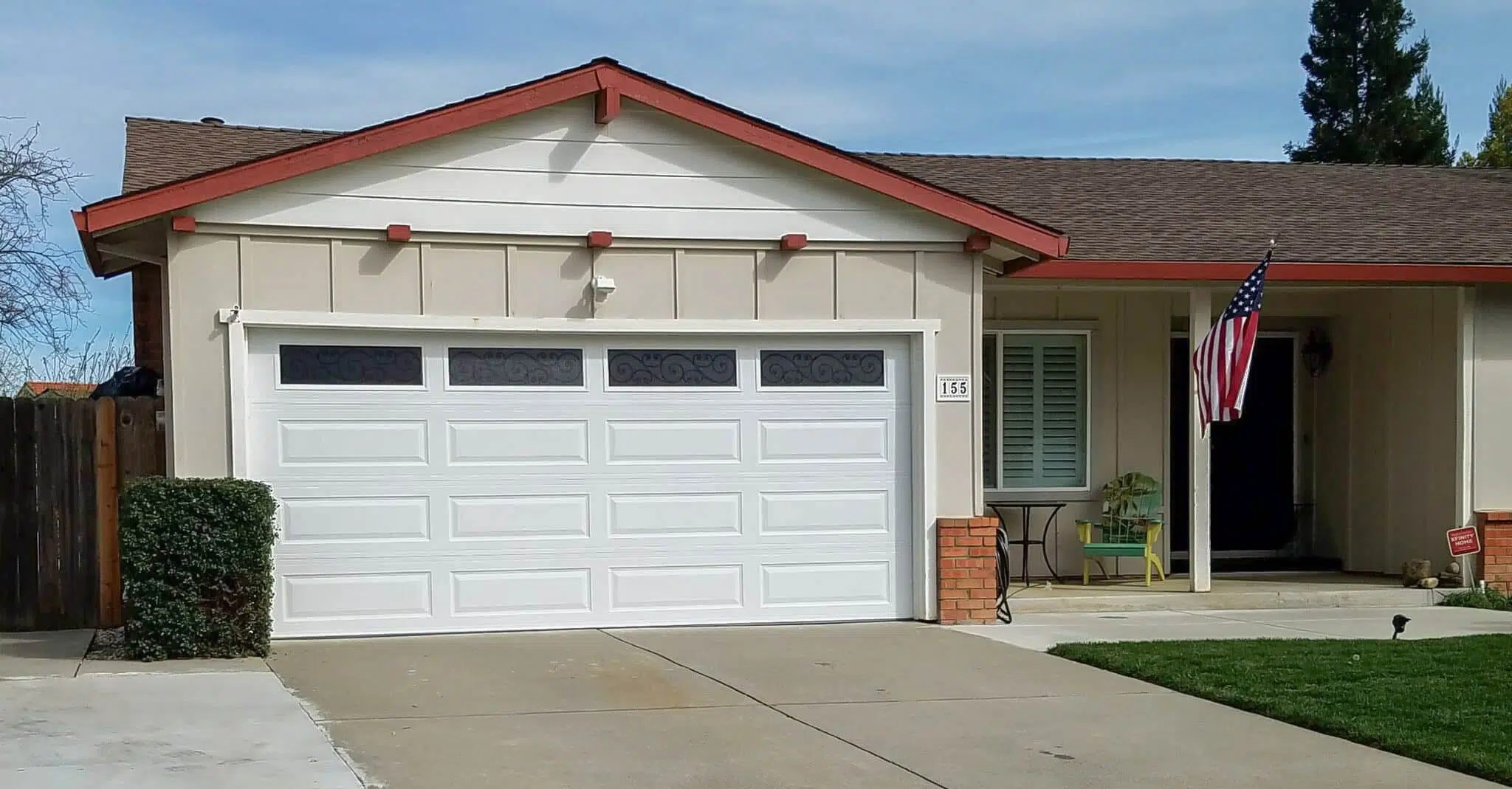 Completed garage door repair job San Ramon CA