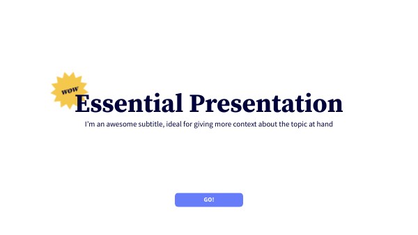 Project Based Learning Genially