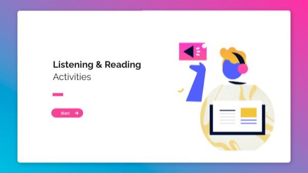 Listening And Reading Activities Genially