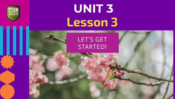 Unit 3 Lesson 3 Genially