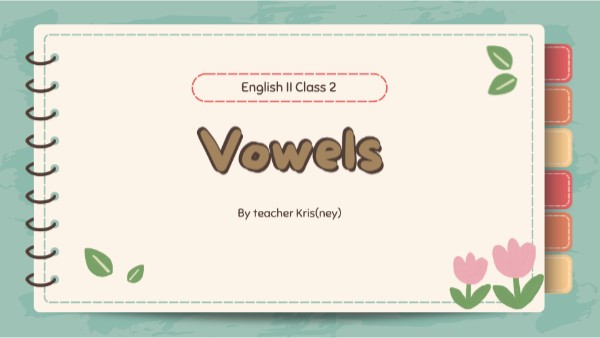 English 2 Class Genially