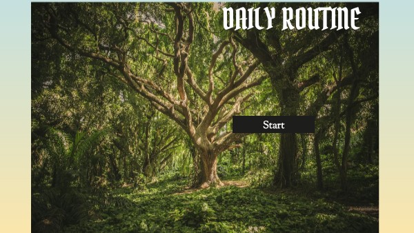 Daily Routine Genially
