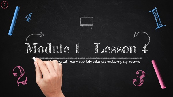 Module 1 Lesson 4