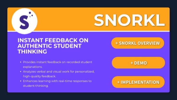 Tg Snorkl Student Feedback
