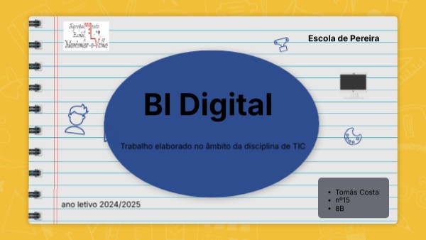 Apresentação Caderno Escolar Genially