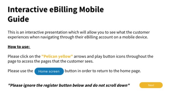 Ebilling Mobile Navigation Guide Genially