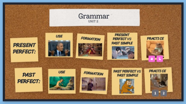 Grammar Unit 2 Genially