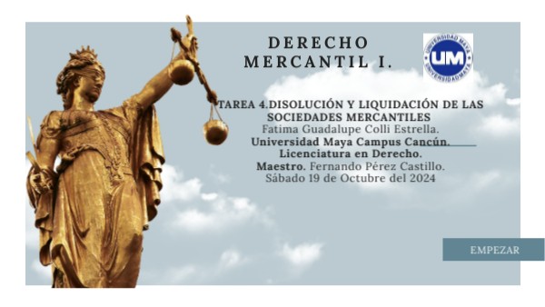 Disolución Y Liquidación De Las Sociedades Mercantiles