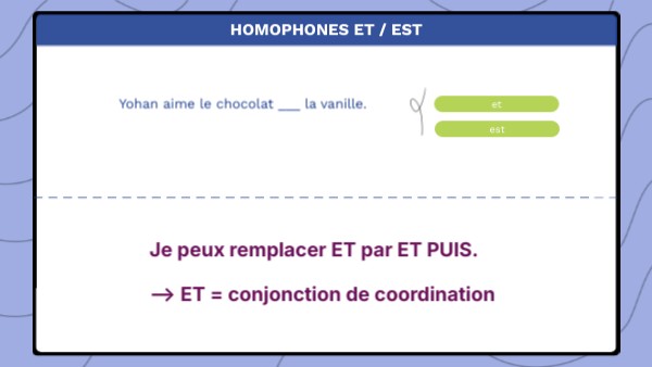 Homophones Et Est Genially
