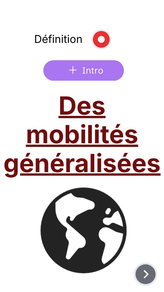 Des Mobilités Généralisées Genially