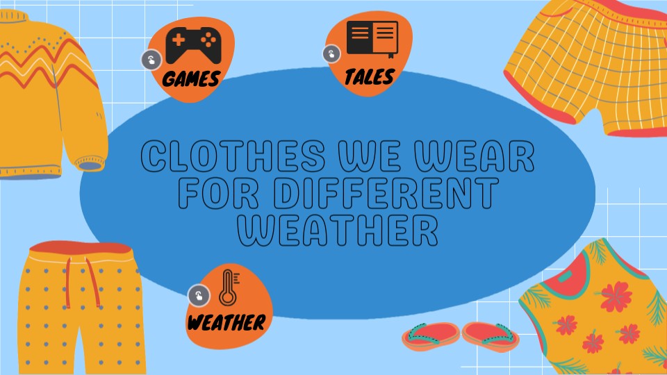 Clothes Vocabulary Genially