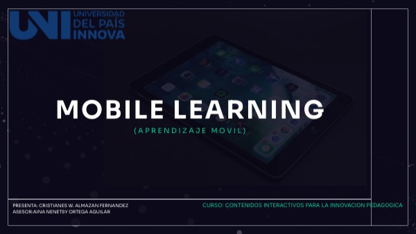 Mobile Learning