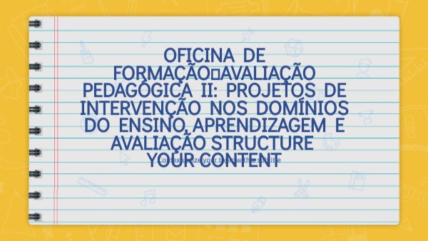 Apresentação Caderno Escolar