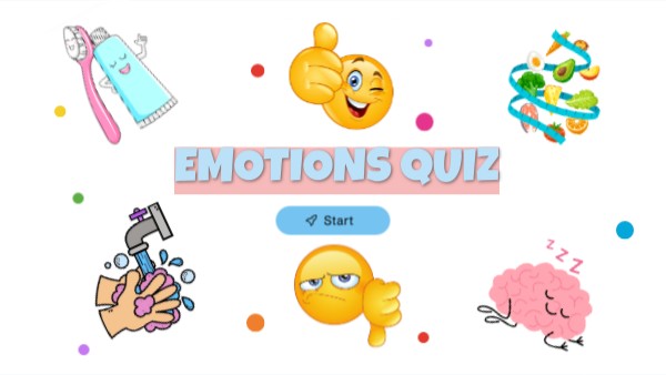 Quiz émotions Genially