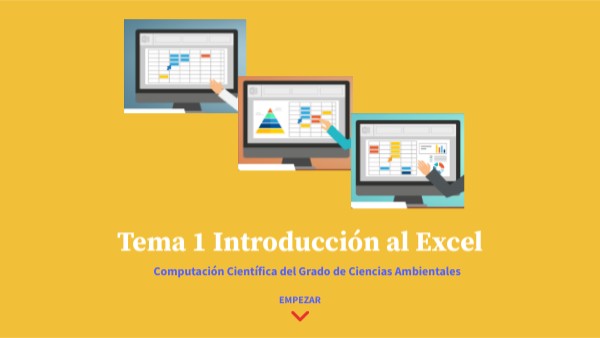 Tema 1 Introducción Al Excel Genially