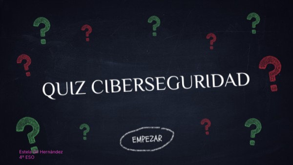Quiz Ciberseguridad Genially