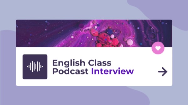 1209 English Class Podcast Interview Genially