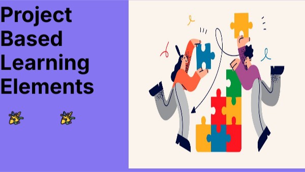 Project Based Learning Elements Genially