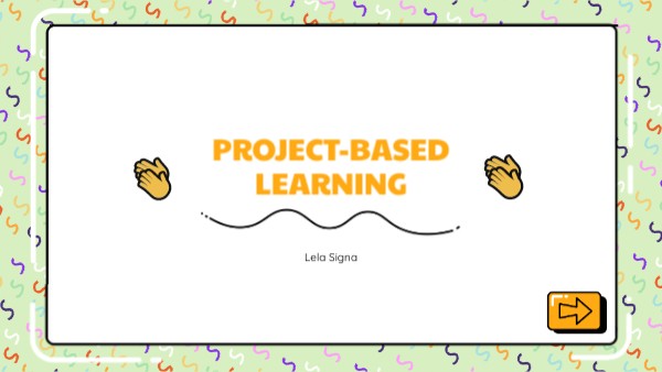 Project Based Learning Genially