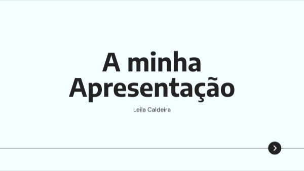 A Minha Apresentação Genially