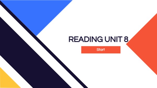 Reading Unit 8 Genially