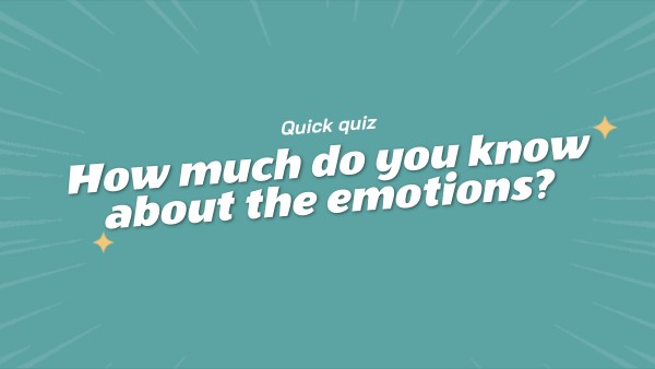 Quiz Rapide Emotions Genially