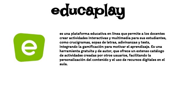Educaplay Genially