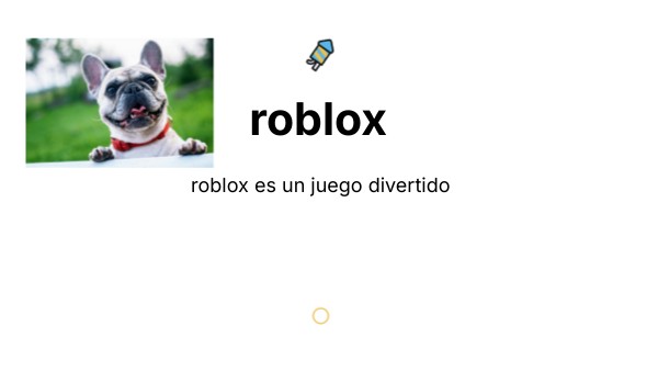 Roblox Genially