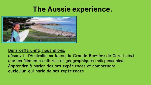 The Aussie Experience Genially