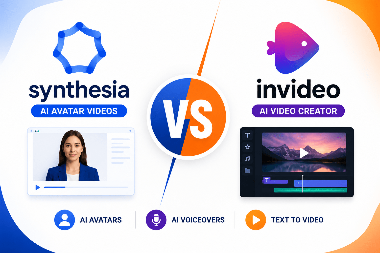 Synthesia vs InVideo (2026): Which AI Video Generator Is Better?