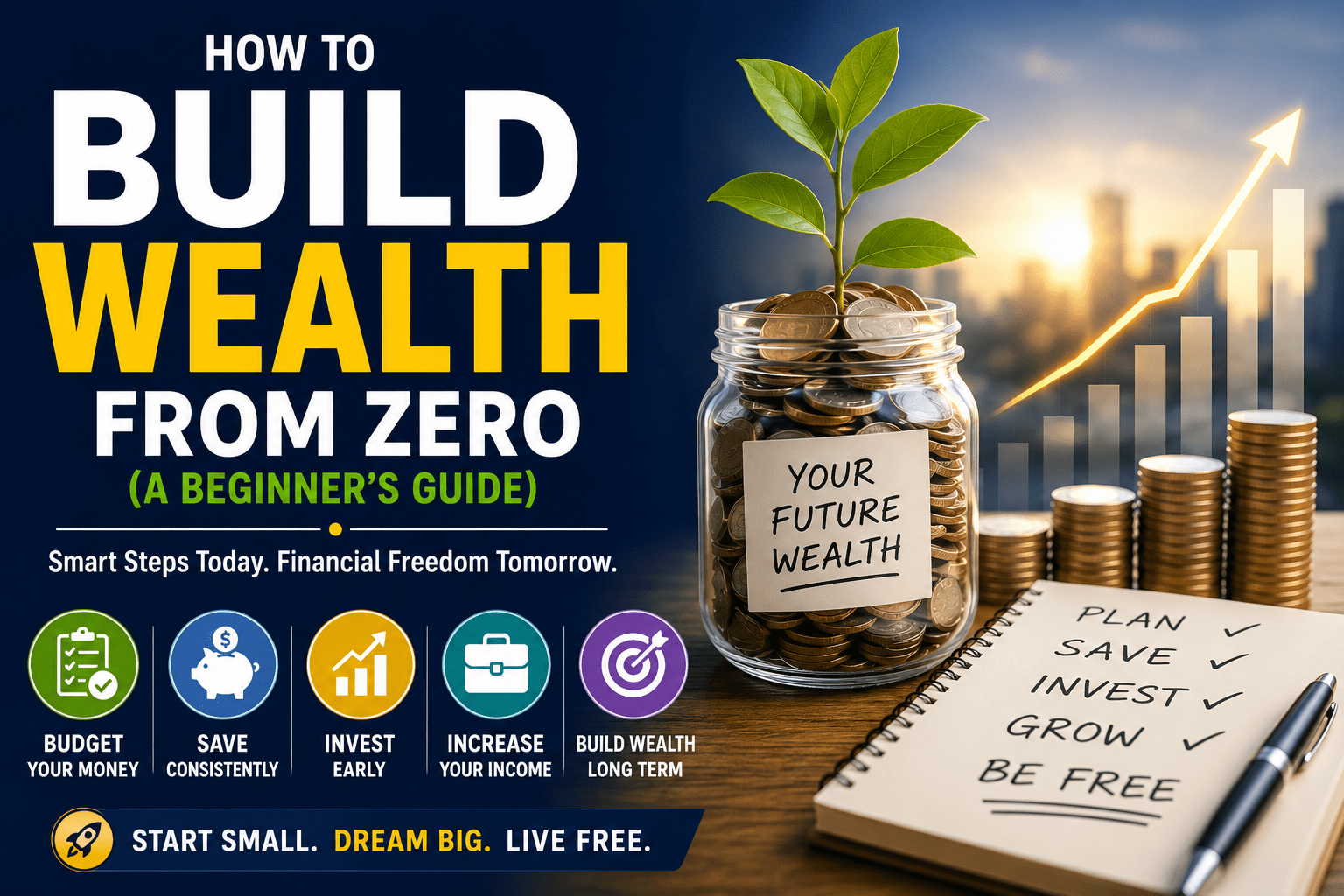 How to Build Wealth from Scratch: A Beginner's Guide (2026)