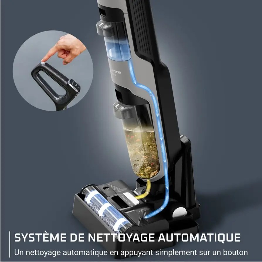 Rowenta X-Clean 4 - Aspirateur laveur sans fil