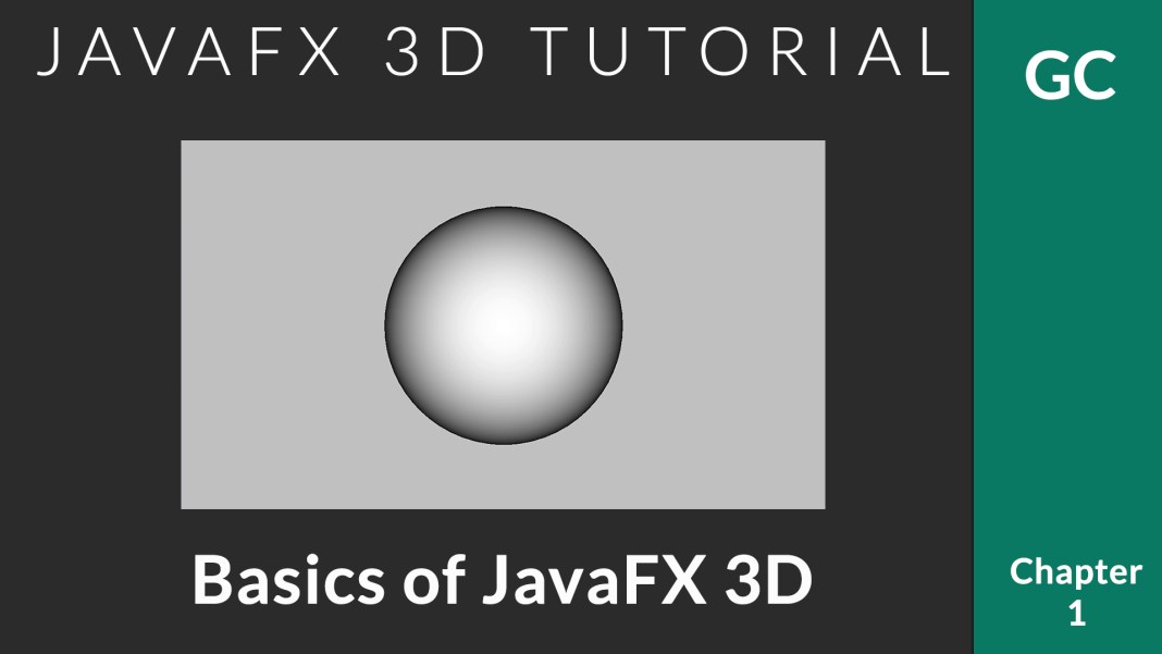 JavaFX 3D Tutorial Introduction