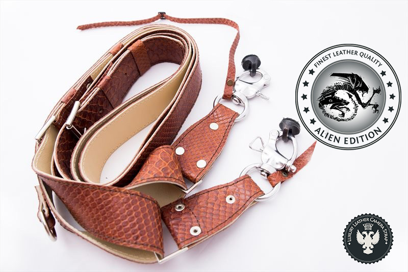 alien leather camera straps