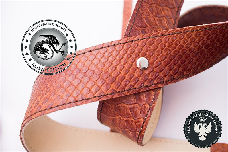 alien leather camera straps