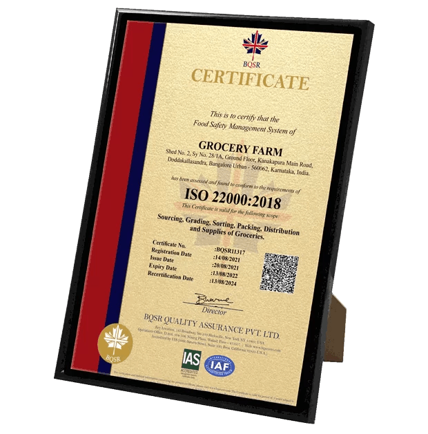 ISO 22000 Certificate