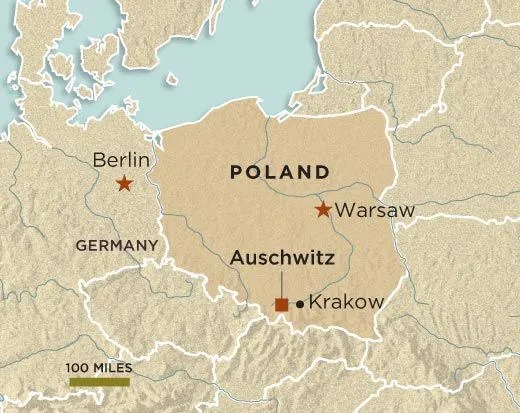 Remembering 75 Years Of Auschwitz Liberation Through Maps Geoawesome Auschwitz