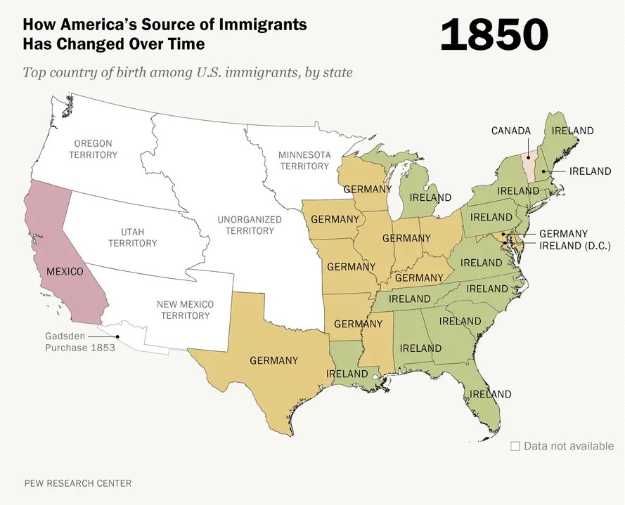 Top 13 Maps And Charts That Explain Immigration To The US Geoawesome Immigation Maps GIF.webp